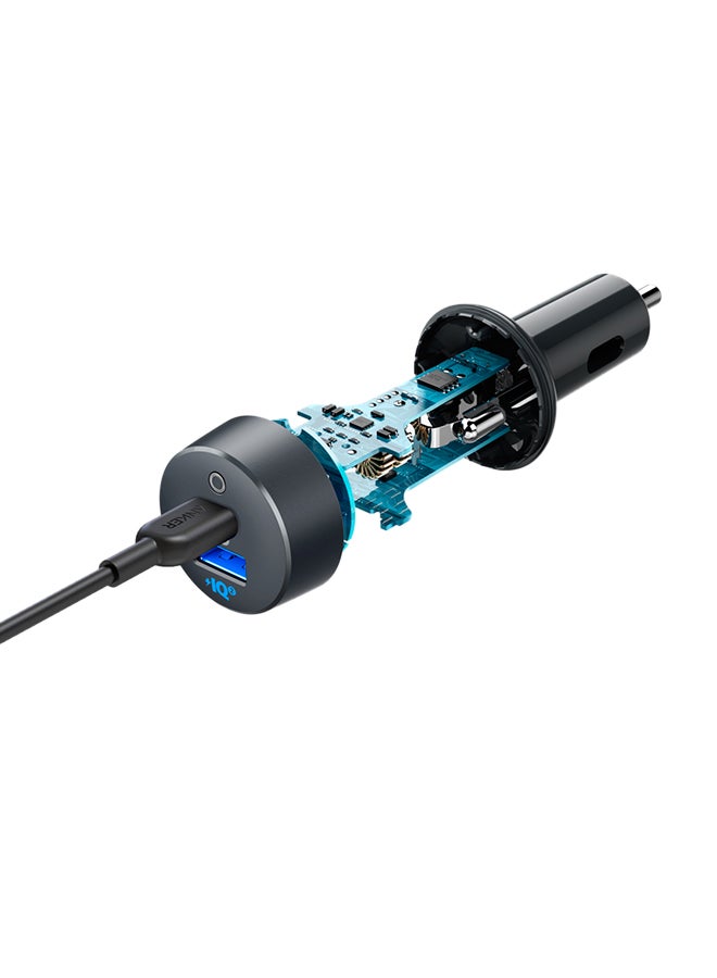 موصل طاقة باور درايف بقدرة 33 وات + محولين للسيارة مع منفذ موصل للطاقة بقدرة 18 وات لأجهزة آيباد وآيفون XS/Max/XR/X/8 - Image 3