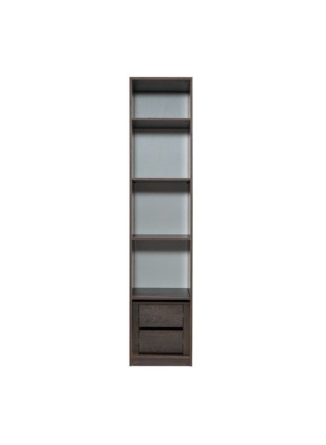 Infinity Set Of 2 Drawers Internal Module For 1 Door Wardrobe | Drawers Only For Wardrobe | Modern Design Storage For Bedroom L46.2xW48xH42.2cm - D.Walnut - Image 3
