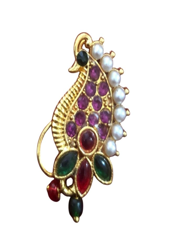 ديفي العصرية تقليد الأنف الدائري | ناك كي ناثني | مجوهرات نااكاتشي ناث - Image 1