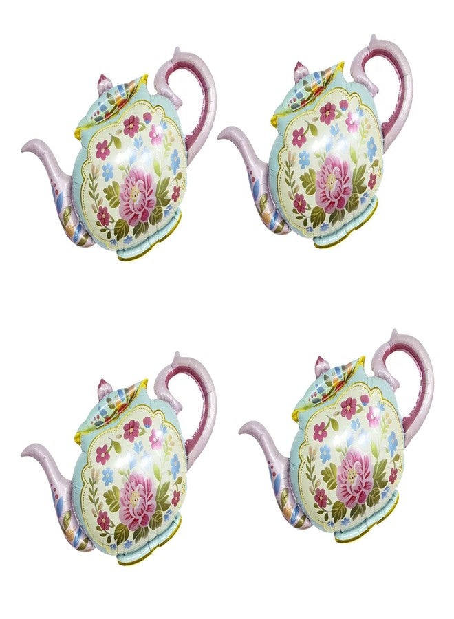 CSTYWC Teapot Foil Balloons Tea Balloon for Tea Birthday Party Decor Lets Par Garden Tea Party Decor Teapot Bay Shower Decoration Fairy Wonderland Decor - Image 1