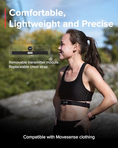 SUUNTO Smart Heart Rate Belt, Accurate Bluetooth Heart Rate Measurement Sensor, Multiple sports Comfortable fit for Running & Swimming, 500H Long Battery Life with Internal Memory, Waterproof, Black - Image 2