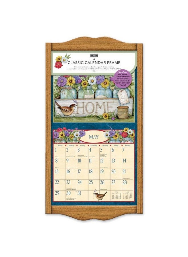 لانج إطار تقويم حائط كلاسيكي - خشب البلوط، كبير - Image 3