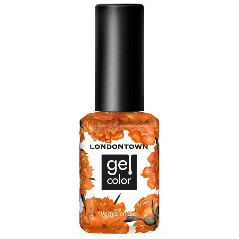 LONDONTOWN UV/LED Gel Nail Polish - Long Lasting, Chip Resistant High Shine Color - Glossy Burnt Orange, Heat Wave, 12ml/.40fl oz - Image 1