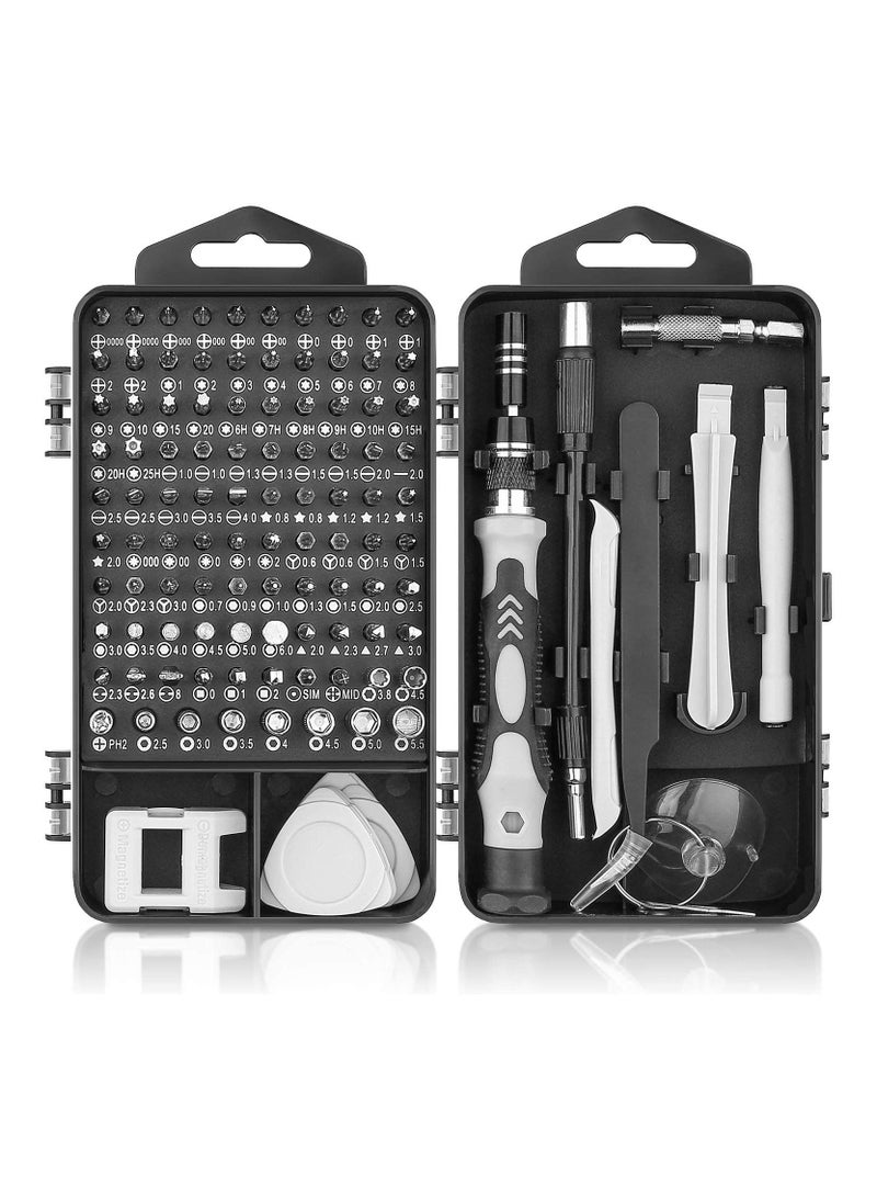 NIBEMINENT Mini Precision Screwdriver Set, 118 in 1 Magnetic Screwdriver Bit Kit, Multi-Function Stainless Steel Professional Repair Tool Kit  - Image 1