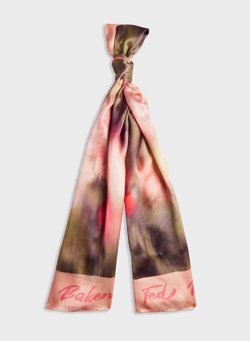 Ted Baker Bettiio Blurred Floral Printed Long Scarf