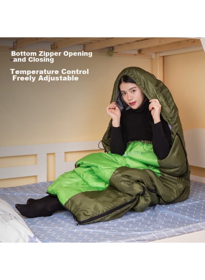 Deli Sleeping Bag For Adults, Outdoor Travel, Winter And All Seasons, Warm Camping, Dirt-proof Cotton Sleeping Bag, Thickened Version Dl556002 - Image 5