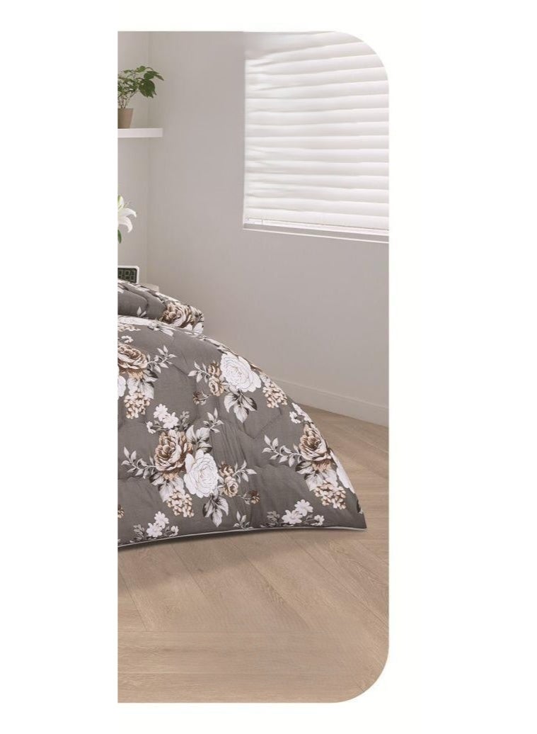 مون مفرش سرير نفرين ذو طابع وجهين  بتصميم مشجر صيفي حصري وجذاب مصنوعة من المايكروفايبر الصيفية، مقاس 230*250سم - Image 4