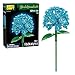 Brickcraft Bricktanicals Hydrangea Building Kit 121Piece Brick Flower Set Buildable Artificial Hydrangea Bouquet DIY Botanical Model for Adults Teens HomeOffice Decor Gift for Him Her - Image 2