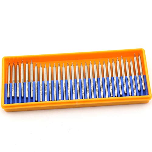 JINGLING Diamond Grinding Bits 1mm Spherical Head Carving Ball Bur Pack of 30Pcs - Image 5