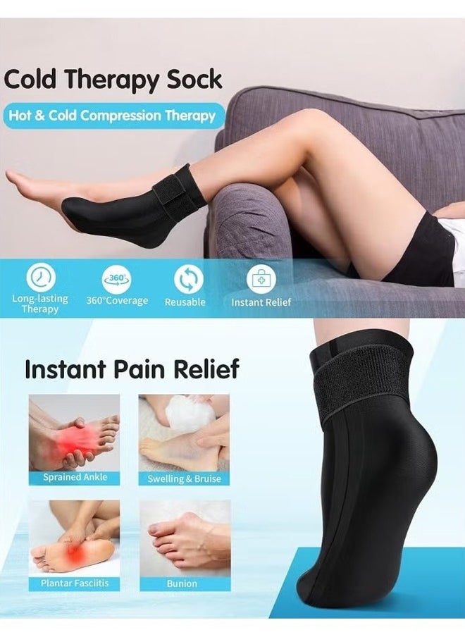 Generic - 1 PCS Cold Therapy Socks Foot Ice Pack Nerve Socks Relieve Foot Pain Cooling Socks Unisex Ice Pack Plantar Fasciitis Foot Arthritis Care - Image 1