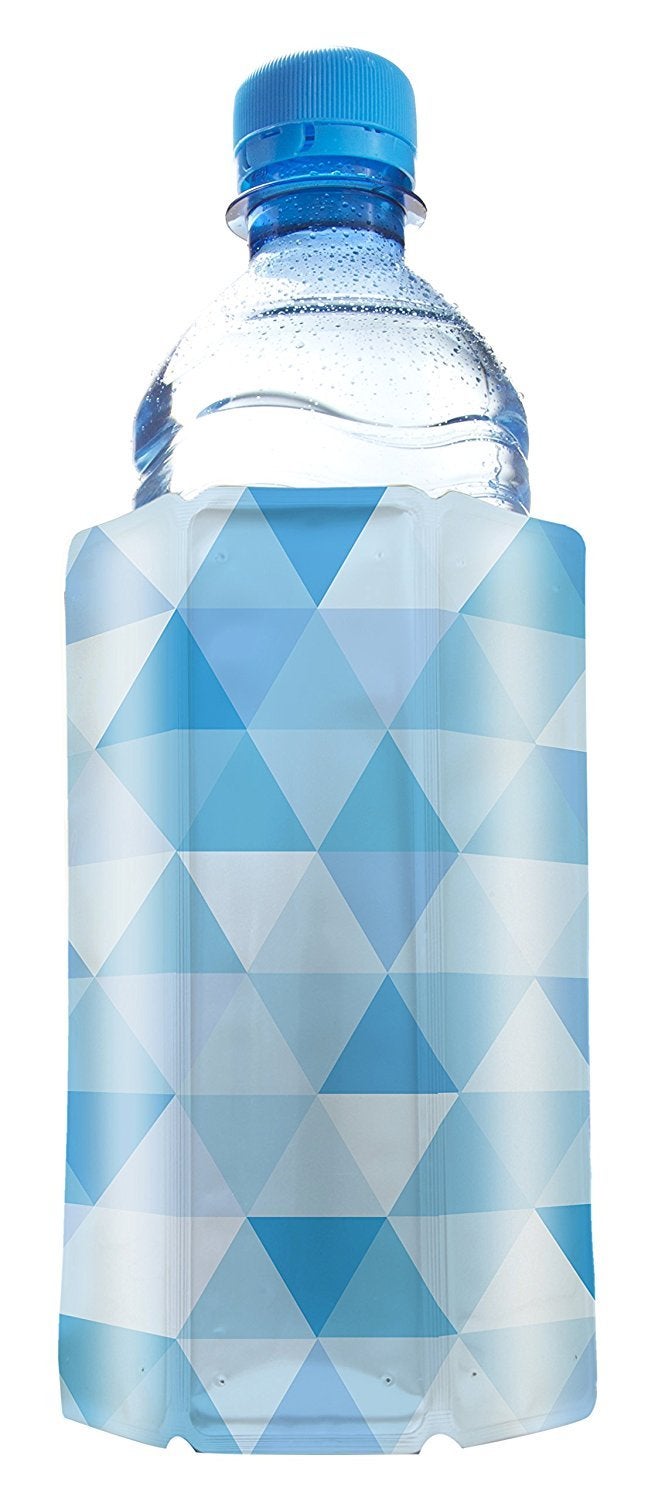 Vacu Vin 3854860 Active Water and Beer Cooler Diamond Blue Set of 2