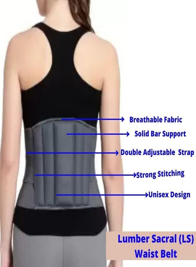 KUDIZE Lumbo sacral Support belt or brace Lower Back Pain Osteoporosis Slip Disc Post Discectomy Care Fracture Injuries Lumbar Sacral LS Belt for Man & Women (XXXL) - Image 2