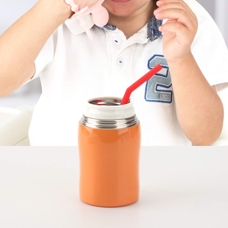 Veskaoty Reusable Silicone Straws for Toddlers & Kids - 6 pcs Flexible Short Drink 6.6" Straws for 6-10 oz Yeti/Rtic/Ozark Tumblers & 2 Cleaning Brushes - BPA Free, no Rubber Tast - Image 3