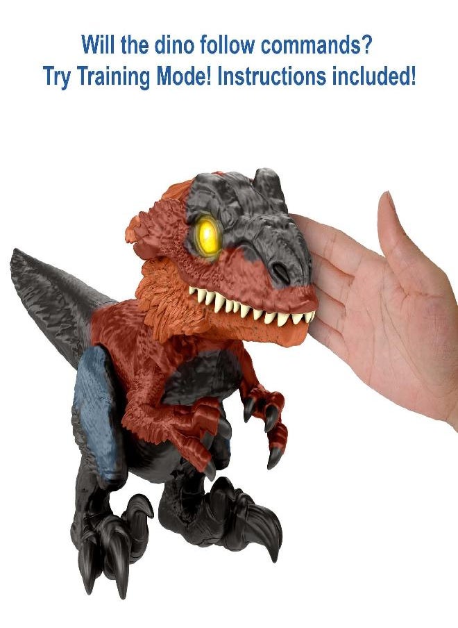 Jurassic World Dominion Uncaged Ultimate Pyroraptor Dinosaur Toy, Action Figure with Interactive Motion and Sound