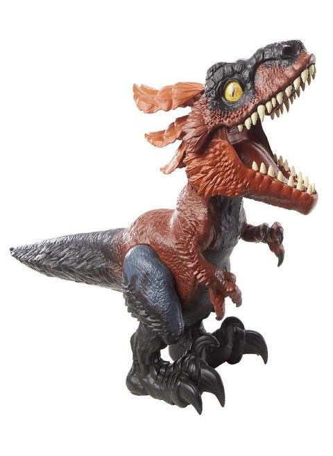 Jurassic World Dominion Uncaged Ultimate Pyroraptor Dinosaur Toy, Action Figure with Interactive Motion and Sound