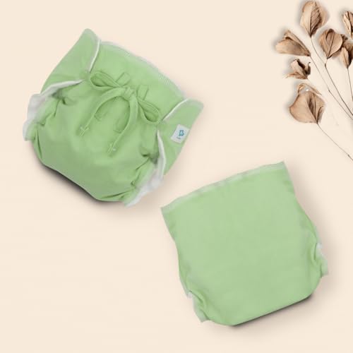 A Toddler Thing Ultra Nappies 2.0 with Dry Feel|Padded Underwear|Reusable Cotton Nappy, Langot|Double Gussets for Leak Protection|Superior Absorption|Bundle of Bottoms|6-12m|Pack of 5 - Image 3