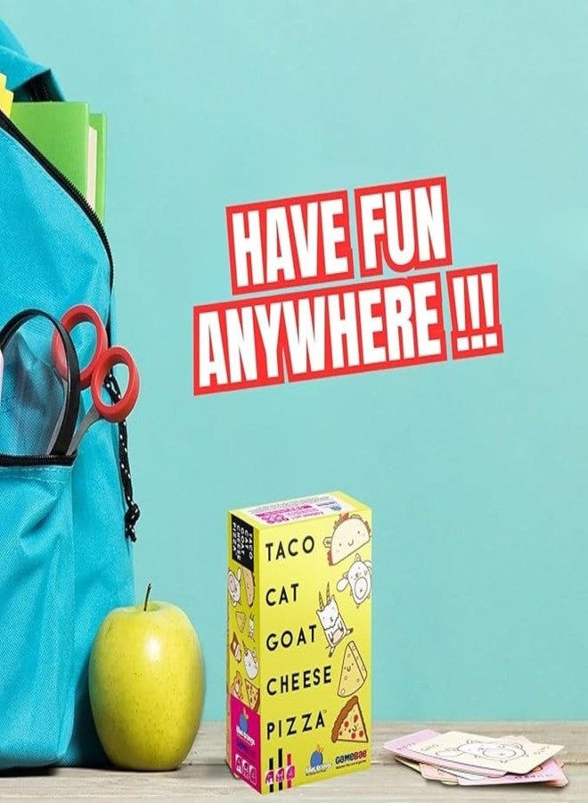 Blue Orange Taco Cat Goat Cheese Pizza The Party Card Game for Kids, Teens, Adults, and Families 10-15 Min, Age 7+, 2-8 Players - Image 2