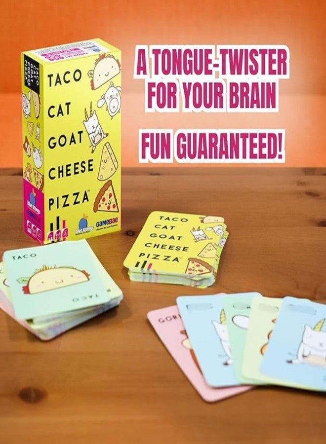 Blue Orange Taco Cat Goat Cheese Pizza The Party Card Game for Kids, Teens, Adults, and Families 10-15 Min, Age 7+, 2-8 Players - Image 3
