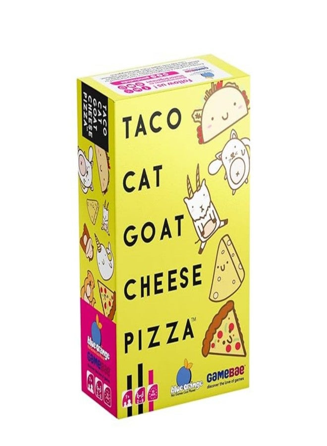Blue Orange Taco Cat Goat Cheese Pizza The Party Card Game for Kids, Teens, Adults, and Families 10-15 Min, Age 7+, 2-8 Players - Image 1