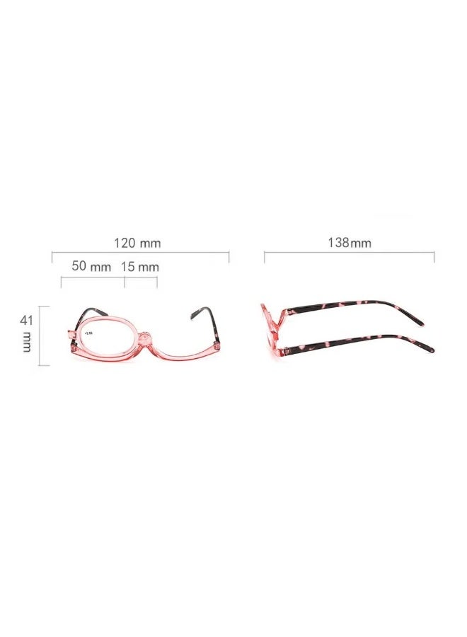Rotating Makeup Reading Glasses Eyewear Colourful Frame Folding Eyeglasses Vision Care Cosmetic Magnification Glasses (Assorted Color) - Image 2
