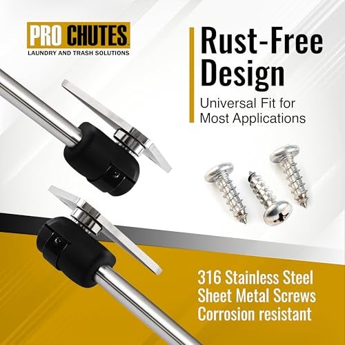 Pro Chutes 10MM Ball Stud Mounting Silver Bracket for Gas Struts - Heavy Duty Lift Support Shock Brackets with Stainless Steel Screws - Ideal for Spring Hood Struts & Closer Piston Prop Mounts – x4 Flat - Image 4