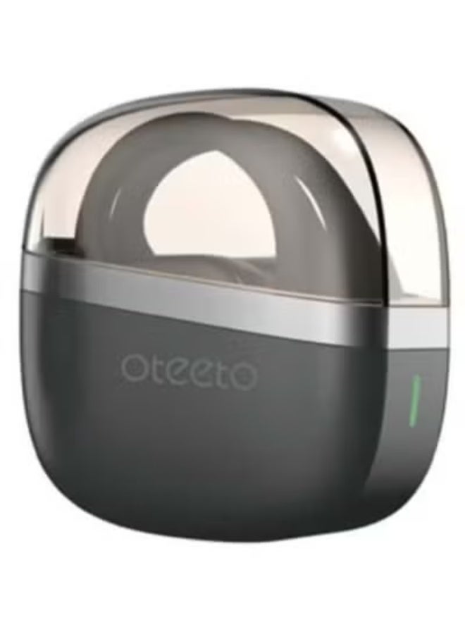 Oteeto OT12 Wireless Bluetooth 5.4 Earbuds with 14.2mm Dynamic Drivers, Deep Bass, White - Image 4