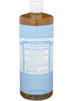 Dr. Bronner's 32 Ounce Pure Castile Soapliquid44; Unscented44; Baby Mild 