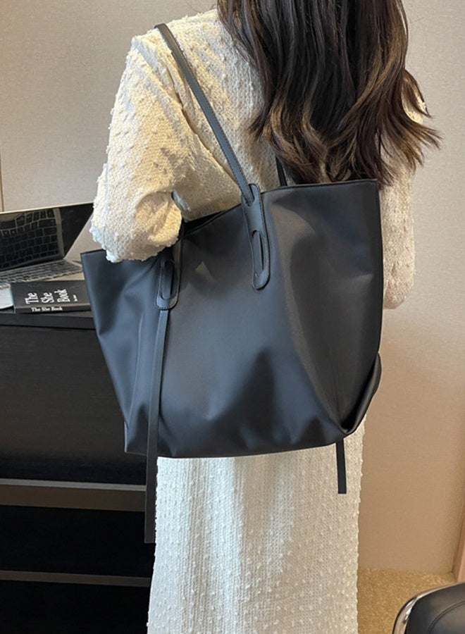 DUNISO Women's Shoulder Tote Bag Faux Leather Handbag for Women Large Capacity Messenger Bag, Fashionable Travel Shoulder Bag for Ladies Girls College Students - Image 5