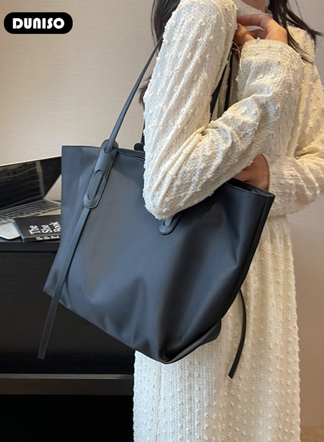Women's Shoulder Tote Bag Faux Leather Handbag for Women Large Capacity Messenger Bag, Fashionable Travel Shoulder Bag for Ladies Girls College Students