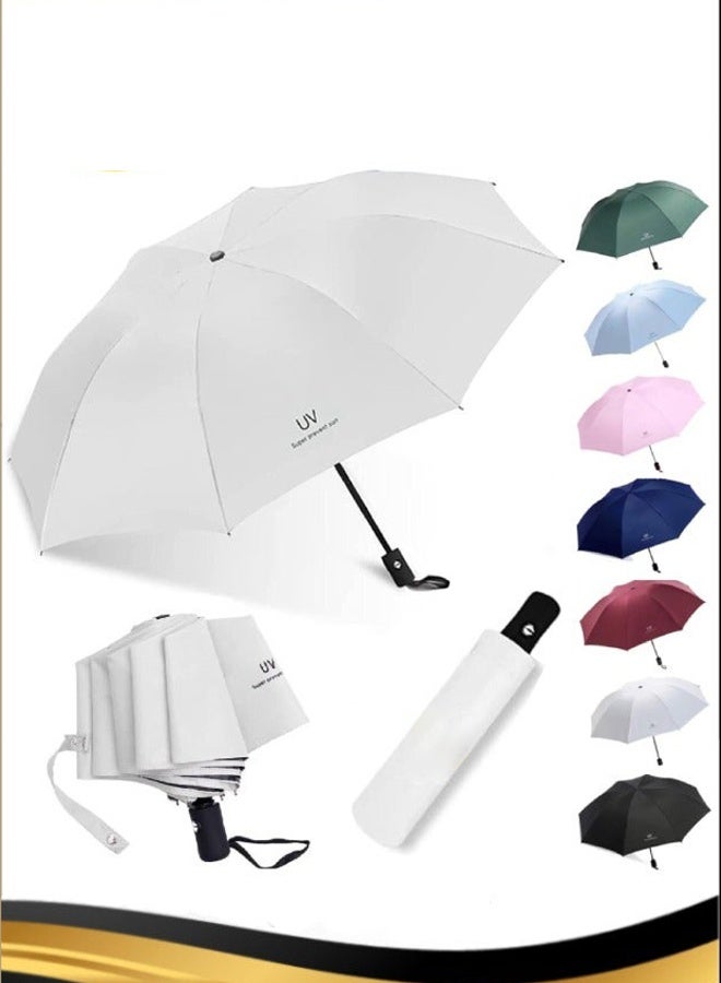 UV Umbrella for Sun Protection – Automatic Open Close Windproof Folding Travel Umbrella for Rain and Sun, All-Weather Protection Unisex Umbrella for Adult & Kids - Image 1