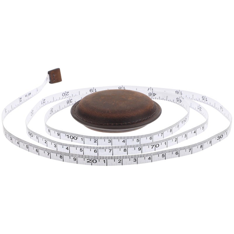 Classic Brown Retractable Body Measuring Tape For Sewing And Craft Accessories - Image 2