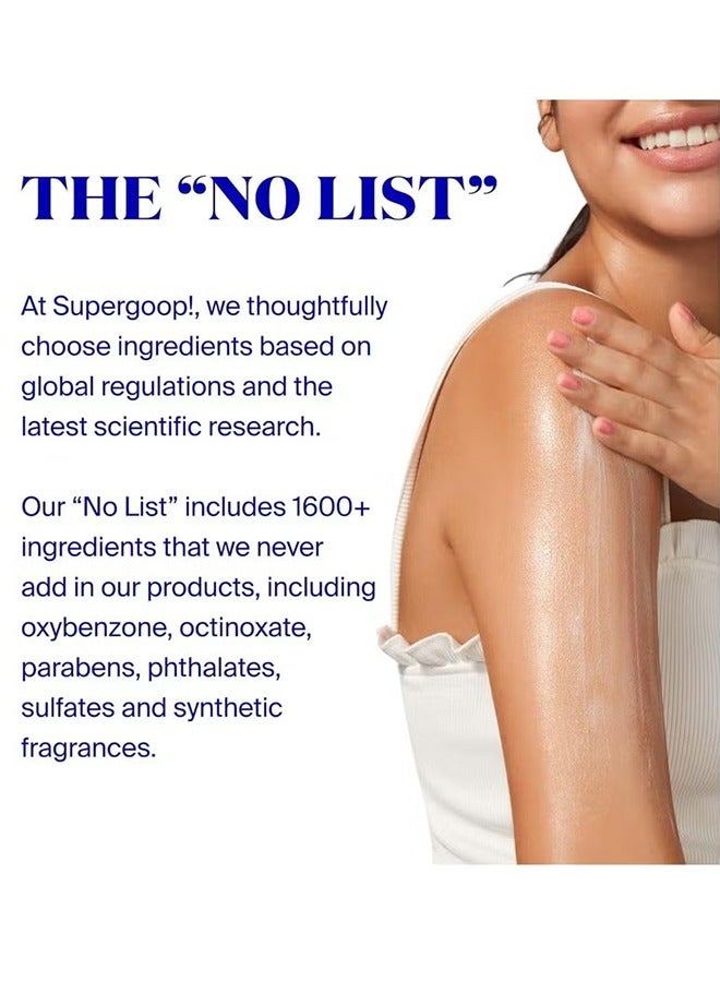 Supergoop! Unseen Sunscreen 50ml, SPF 40 PA+++ Transparent Sunscreen Before Makeup, Refreshing and Moisturizing, Smooths Skin’s Appearance, Minimizes Pores, Controls Shine Water, Sweat Resistant Sunscreen - Image 4