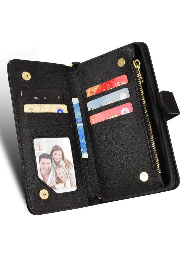 Zaboon Case For Doogee S88 Pro / S88 Plus Litchi Texture Zipper Leather Phone Case  - Image 4