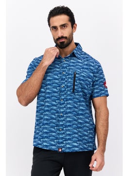 Men Sportswear Fit Short Sleeve Training Polo Shirt, Navy