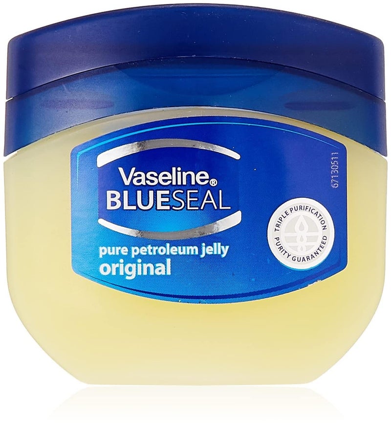 Vaseline فازلين أصلي، جل حماية البشرة، 200 جرام، لبشرة ناعمة وسلسة، مع فيتامينات متعددة ورائحة محسّنة، للبشرة الباهتة، الجافة أو المتشققة، للرجال والنساء - Image 1