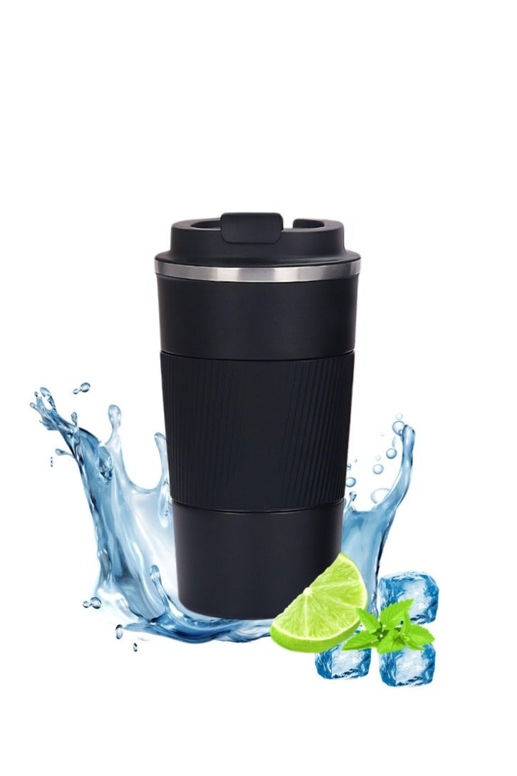 Insulated Coffee Travel Mug 510ml Reusable Coffee Cup Stainless Steel Vacuum Insulation Tumbler for Home Office Heat Cold Drinks - Image 4