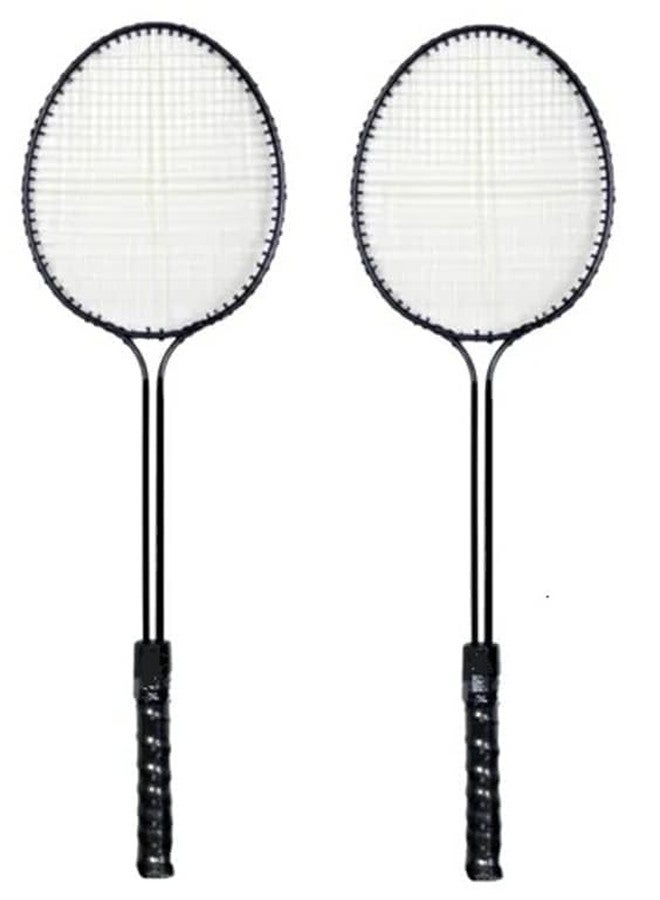 AYWAL 2 Double Shaft Badminton Racquet with 5 Pc Nylon Shuttle - Image 3