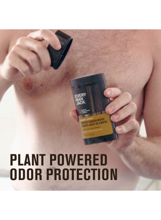 Every Man Jack Cedar + Red Sage Men's Deodorant - Aluminum Free Deodorant - 24-Hour Odor Protection w/Naturally Derived Ingredients - 3oz (2 Pack) - Image 3