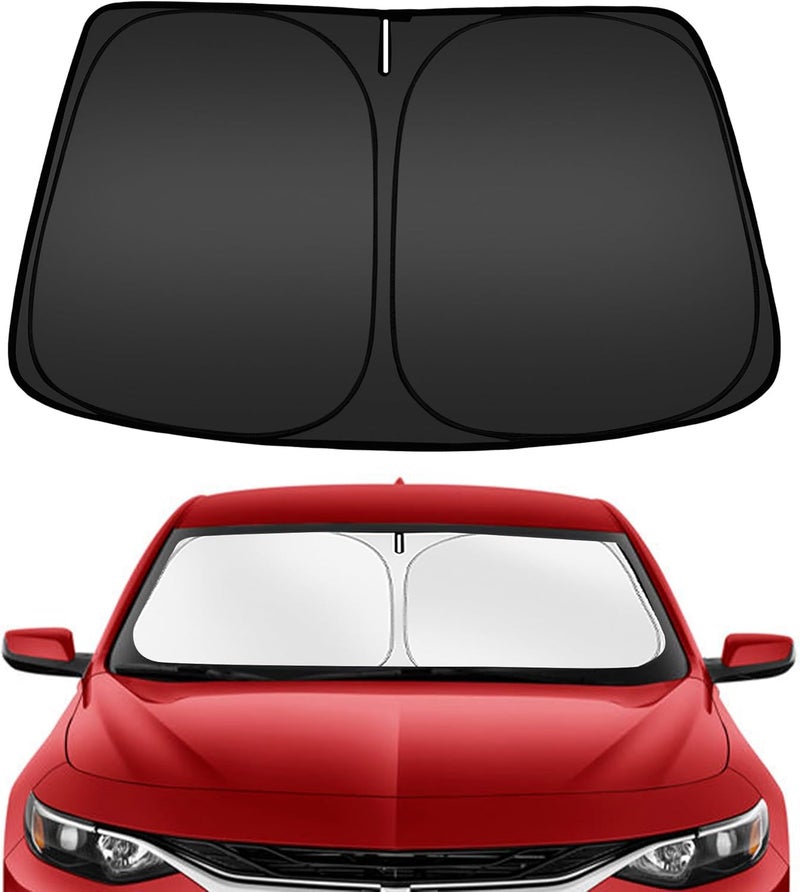 ARISMOTOR Windshield Sun Shade for Che-vrolet Chevy Malibu 2016-2025, Custom Fit Foldable Front Window Sunshade Sun Visor Protector, Block UV Rays Keep Your Car Cooler - Image 1