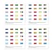 NZELSW 80 Piece Color Gradient Lens Filter Set for Casio F91W Watch 20 Varieties HighClarity Screen Protectors Easy to Install For F91W Casio Watch Customization Screen Modification Decal - Image 2