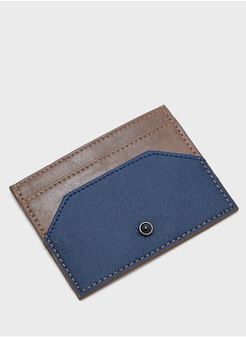 روبرت وود Saffiano Texture Detail Card Holder