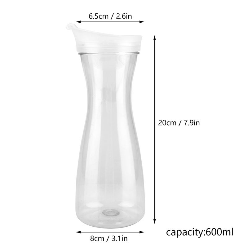 1000ml Acrylic Transparent Juice Bottle Water Jug Ice Cold Juice Jug with Lid for Bar Home Use - Image 1