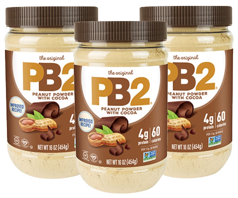 PB2 Bell Plantation Chocolate Powdered Peanut Butter 16 oz - 3 Pack - Image 1