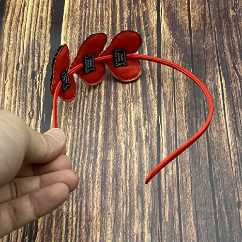Dzrige Valentines Day Heart Headband Red Sequin Love Hair Band Hoop Glitter Heart Shaped Hair Accessoires for Girls Women Valentine's Day New Year Wedding Birthday Party Gift - Image 5