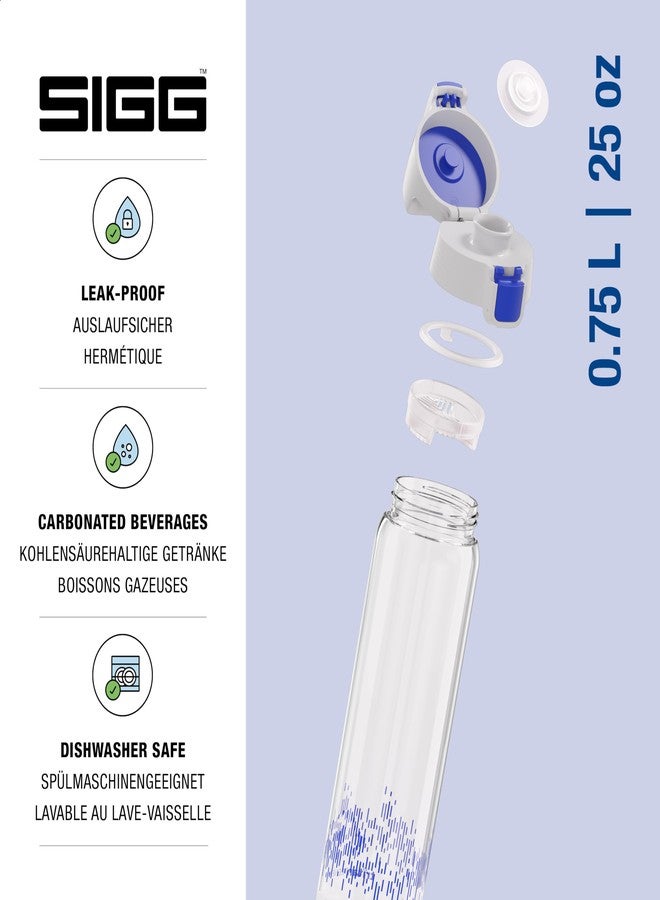 سيج - زجاجة مياه تريتان رينيو كلير - توتال كلير ون ماي بلانيت - مع مصفاة فواكه - خالية من مادة BPA - 25 أونصة - Image 2