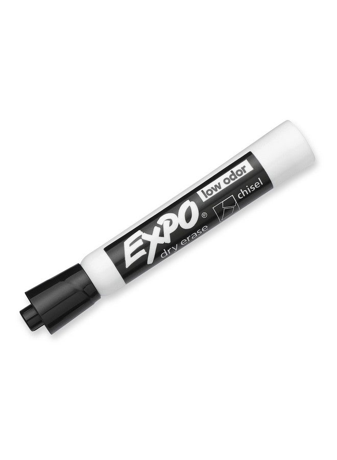 Expo Dry Erase Markers, Chisel Tip, Black, Low-Odor, Pack Of 36, Perfect For Whiteboards, Non-Porous Surfaces & Home Offices - Image 3