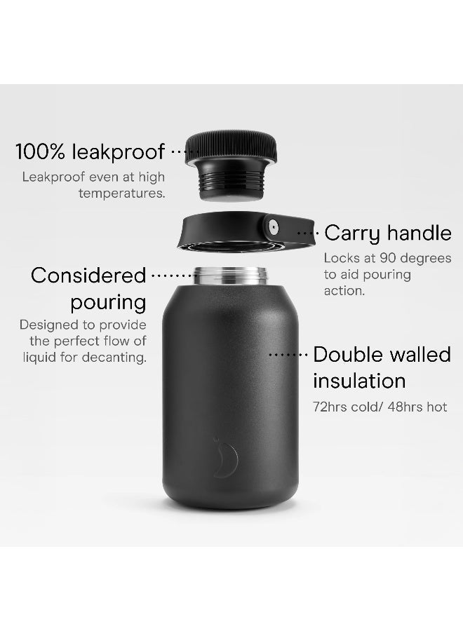 Chilly's | Water Bottle | Big Mouth | 4.0 Liter | Abyss Black - Image 2