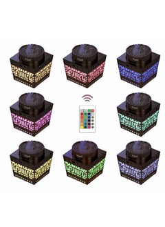 Vixel VIXEL Rechargeable Incense Burner with 16 Colorful Lights Remote Control and Auto-Stop Portable Bukhoor Burner for Home and Car  - Image 4