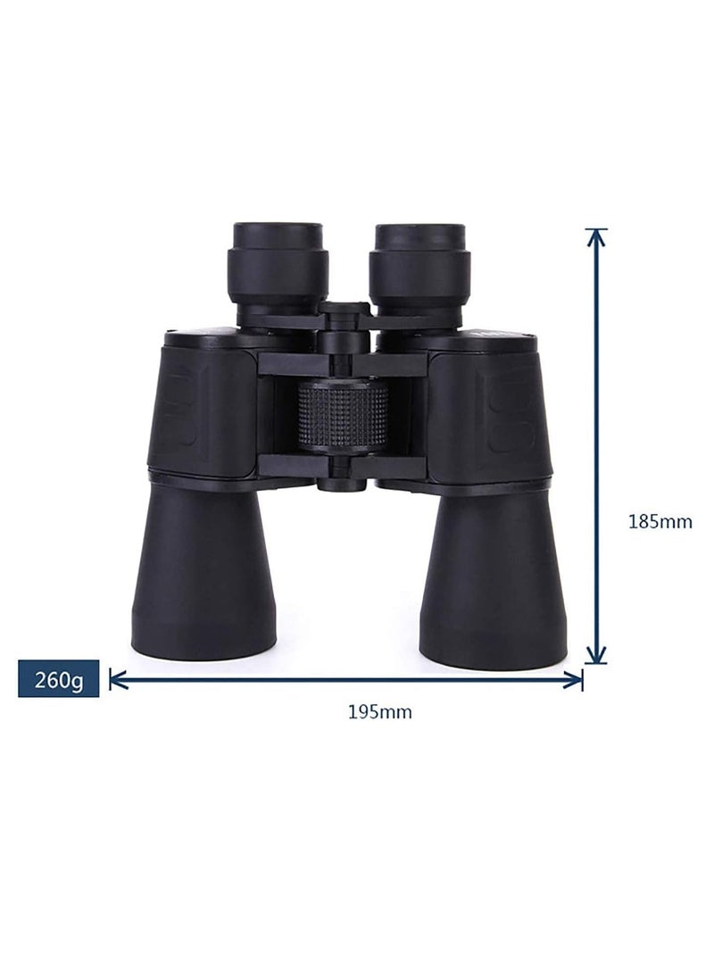 Eyebre Night Vision Binoculars, Non Slip Grip High Power HD Telescope, Convenient And Comfortable Bright Clear View Binoculars Hiking, Sporting Events, Concerts, (1pc, Design 2, Black, 20x50)  - Image 3