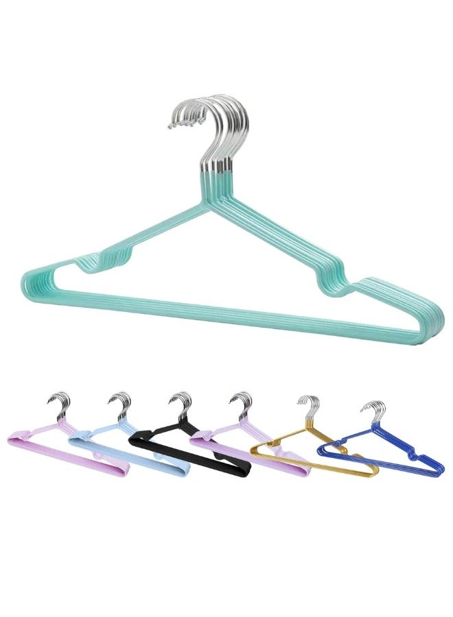 10pcs Clothes Hanger Household Non-slip Metal Drying Rack for Adult (Multicolor) - Image 5